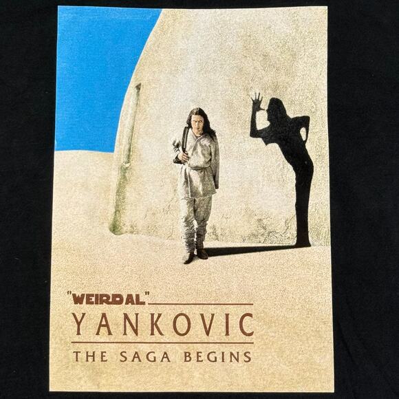 Vintage Weird Al Yankovic The Saga Begins Star Wars T-Shirt - L - Picture 2 of 5